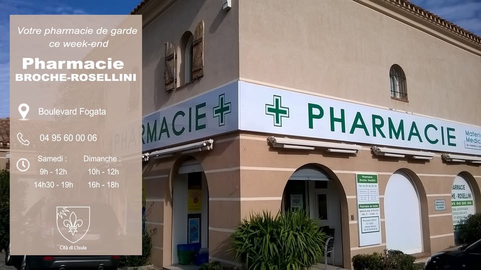 Pharmacie Broche et Rosellini
